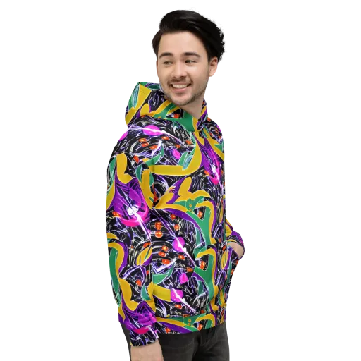 Lacquer Bloom on a Hoodie