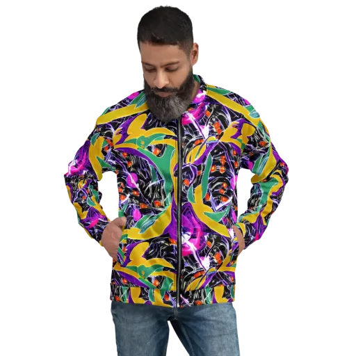Lacquer Bloom on a Bomber Jacket