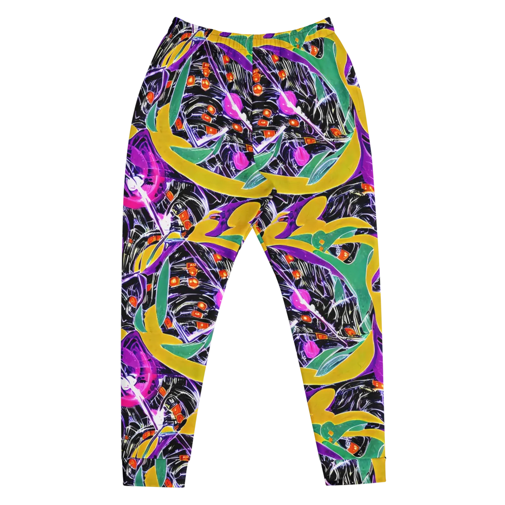 Lacquer Bloom on Men's Joggers — Front