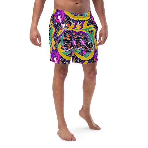 Lacquer Bloom on a Swim Trunks