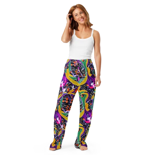 Lacquer Bloom on a Women's Pajama Pants
