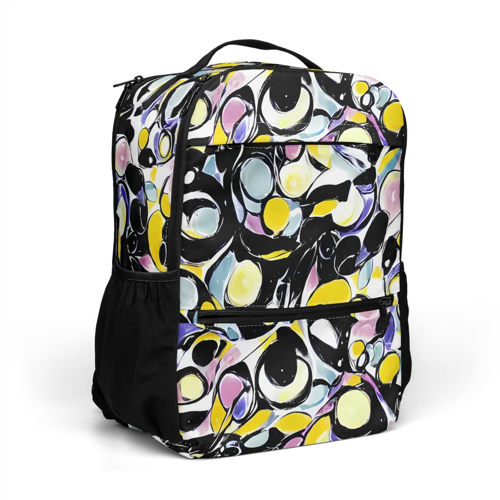 Electric Bubblegum on Utility Backpack — Right Front