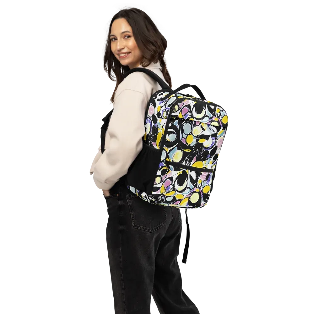 Electric Bubblegum on Utility Backpack — Back