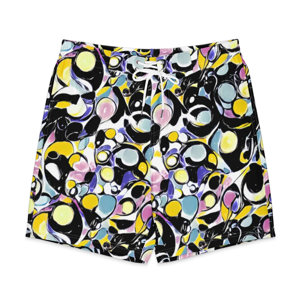 Electric Bubblegum on Men's Board Shorts — Front