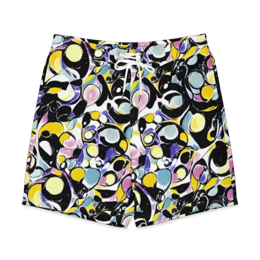 Electric Bubblegum on a Men's Board Shorts