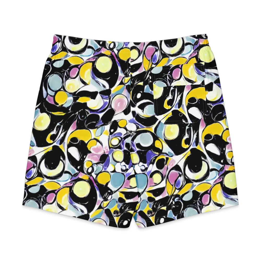 Electric Bubblegum on Men's Board Shorts — Back