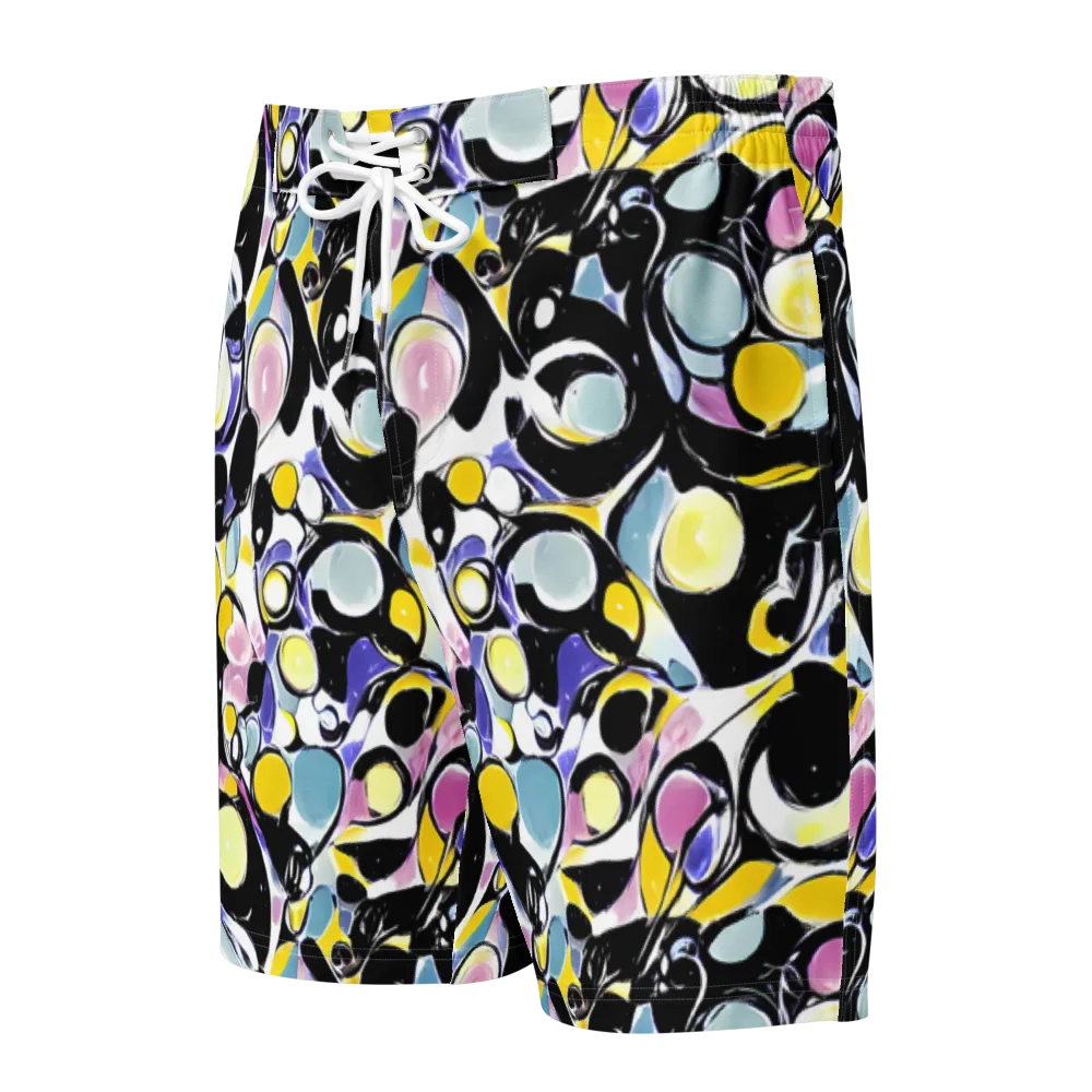 Electric Bubblegum on Men's Board Shorts — Front
