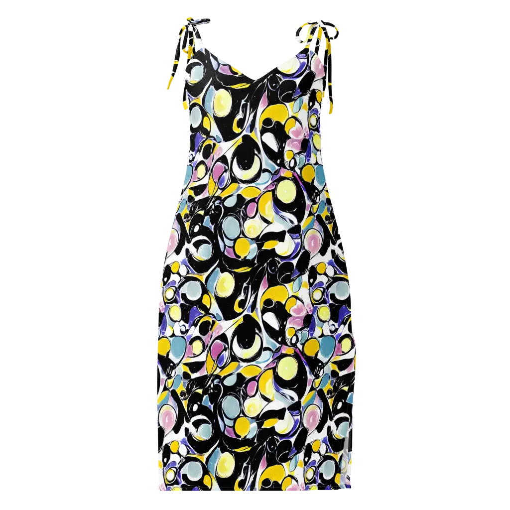 Electric Bubblegum on Slip Dress — Front