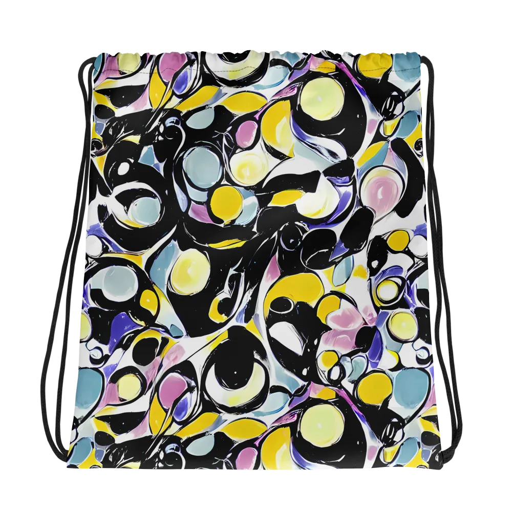 Electric Bubblegum on Drawstring Bag — Photo