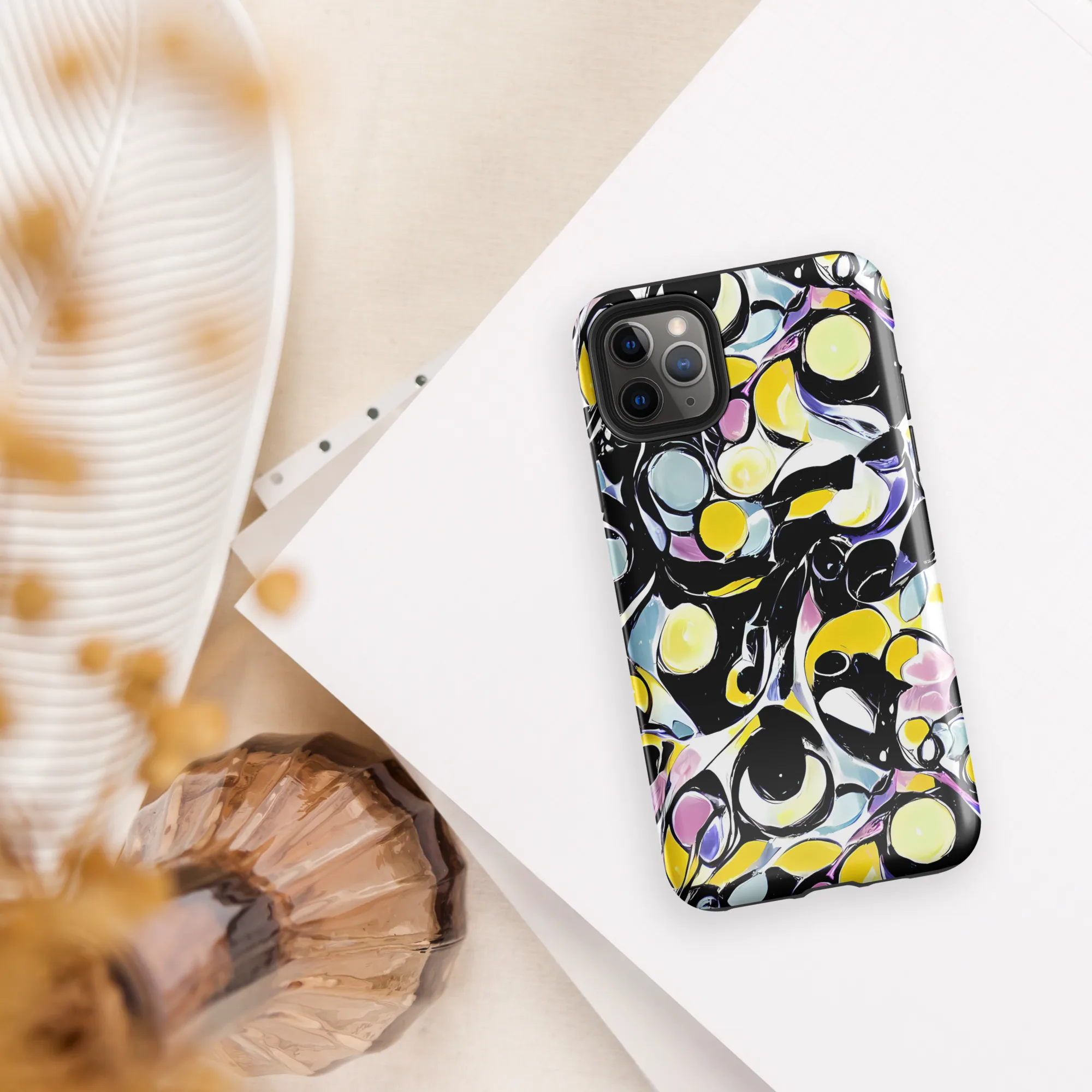 Electric Bubblegum on Tough Case for iPhone® — Front
