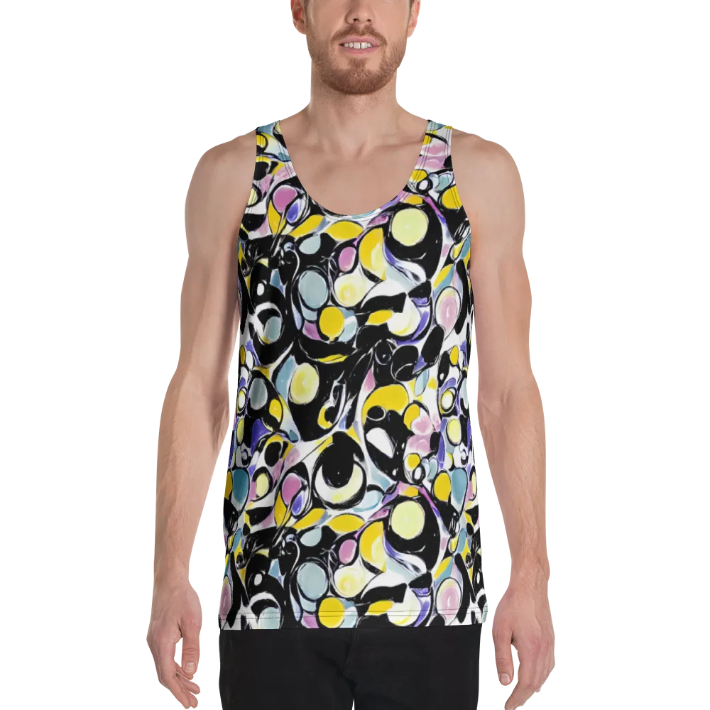 Electric Bubblegum on Men's Tank Top — Front