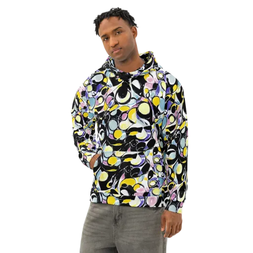 Electric Bubblegum on a Cotton Hoodie
