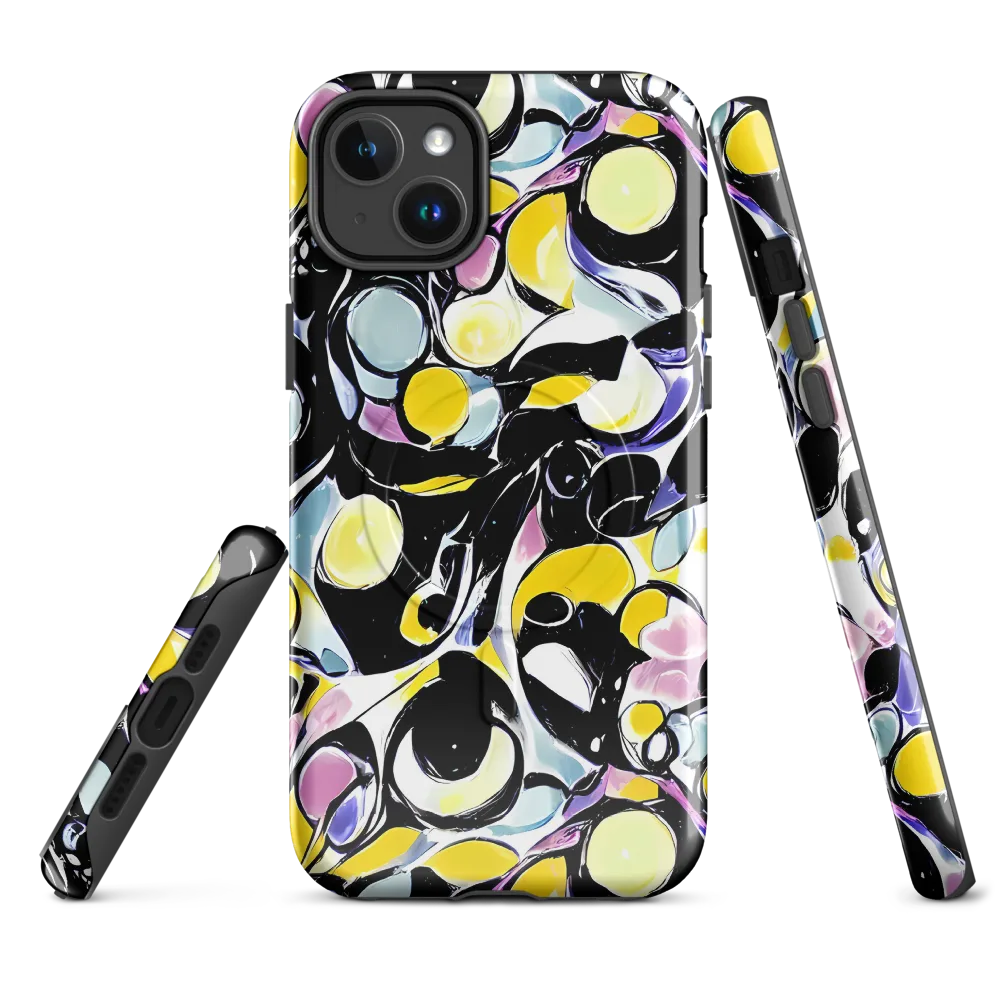 Electric Bubblegum on MagSafe Tough Case for iPhone® — Front