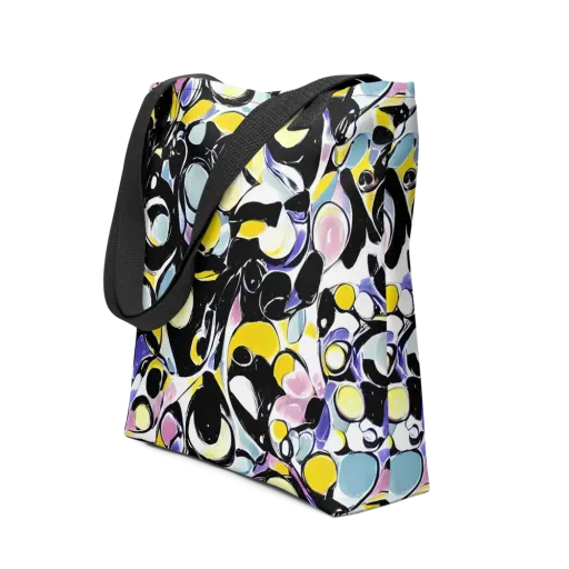 Electric Bubblegum on a Tote Bag