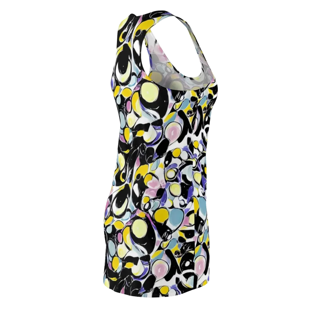 Electric Bubblegum on Racerback Dress — Back Side