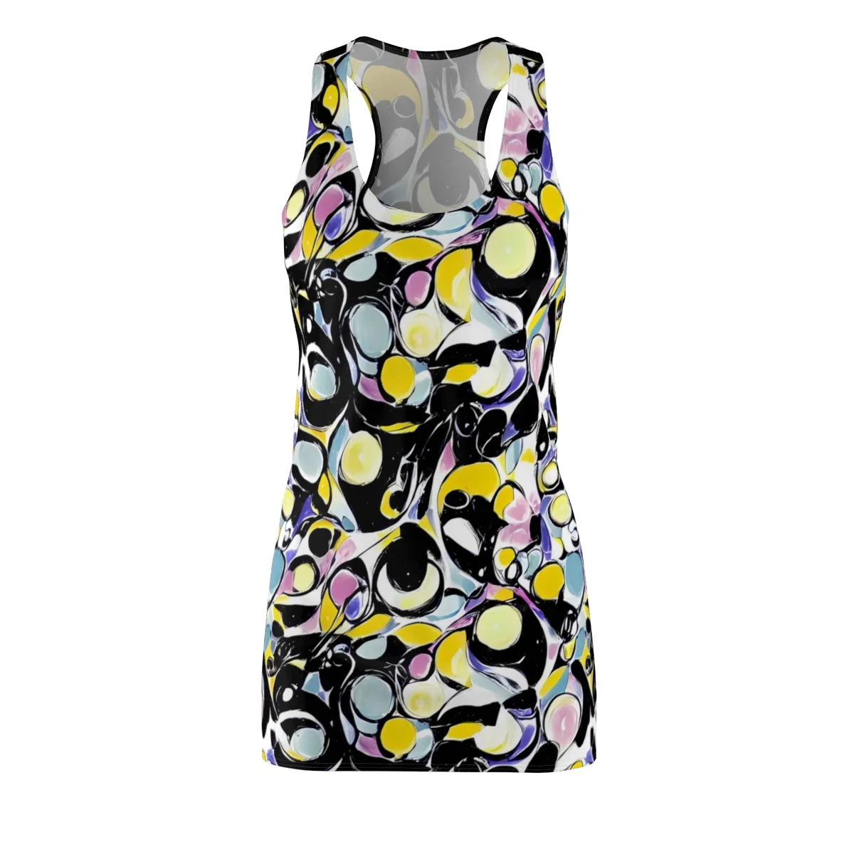 Electric Bubblegum on Racerback Dress — Front