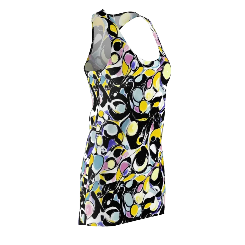 Electric Bubblegum on Racerback Dress — Front Side