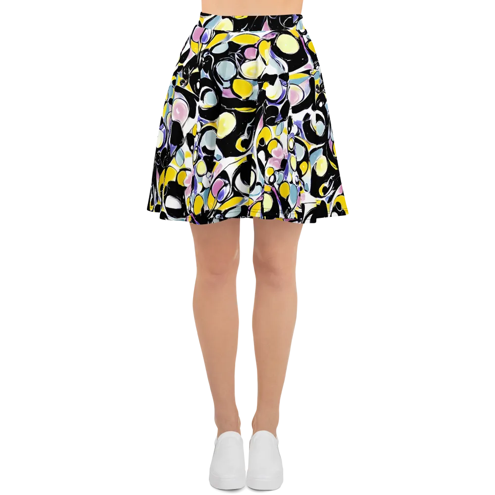Electric Bubblegum on Skater Skirt — Front