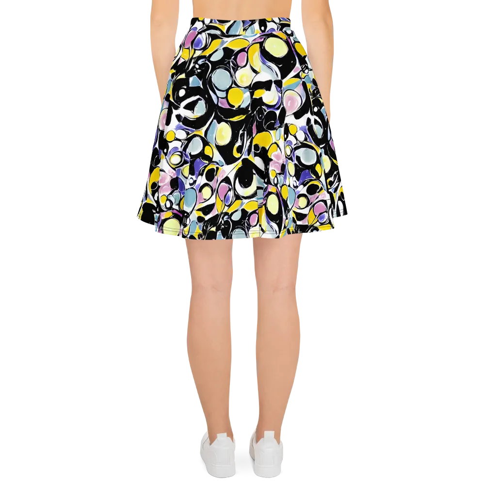 Electric Bubblegum on Skater Skirt — Back