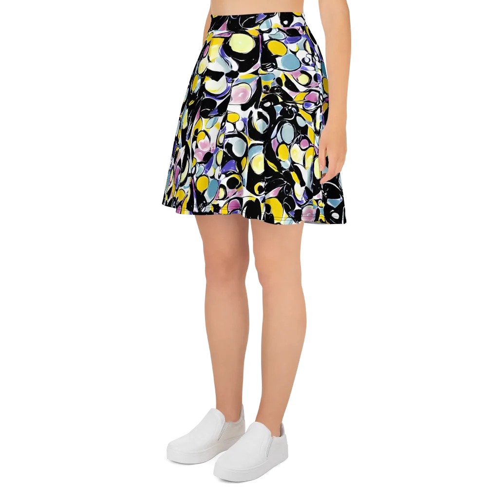 Electric Bubblegum on Skater Skirt — Left