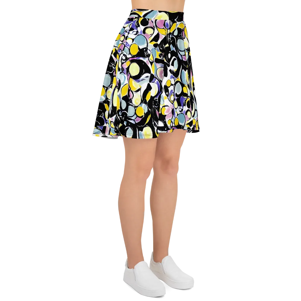 Electric Bubblegum on Skater Skirt — Right
