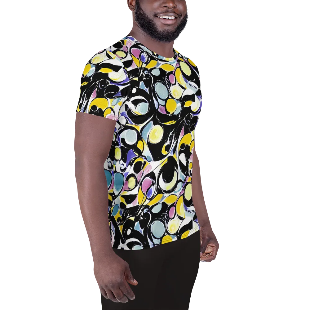 Electric Bubblegum on Men's Athletic T-Shirt — Right