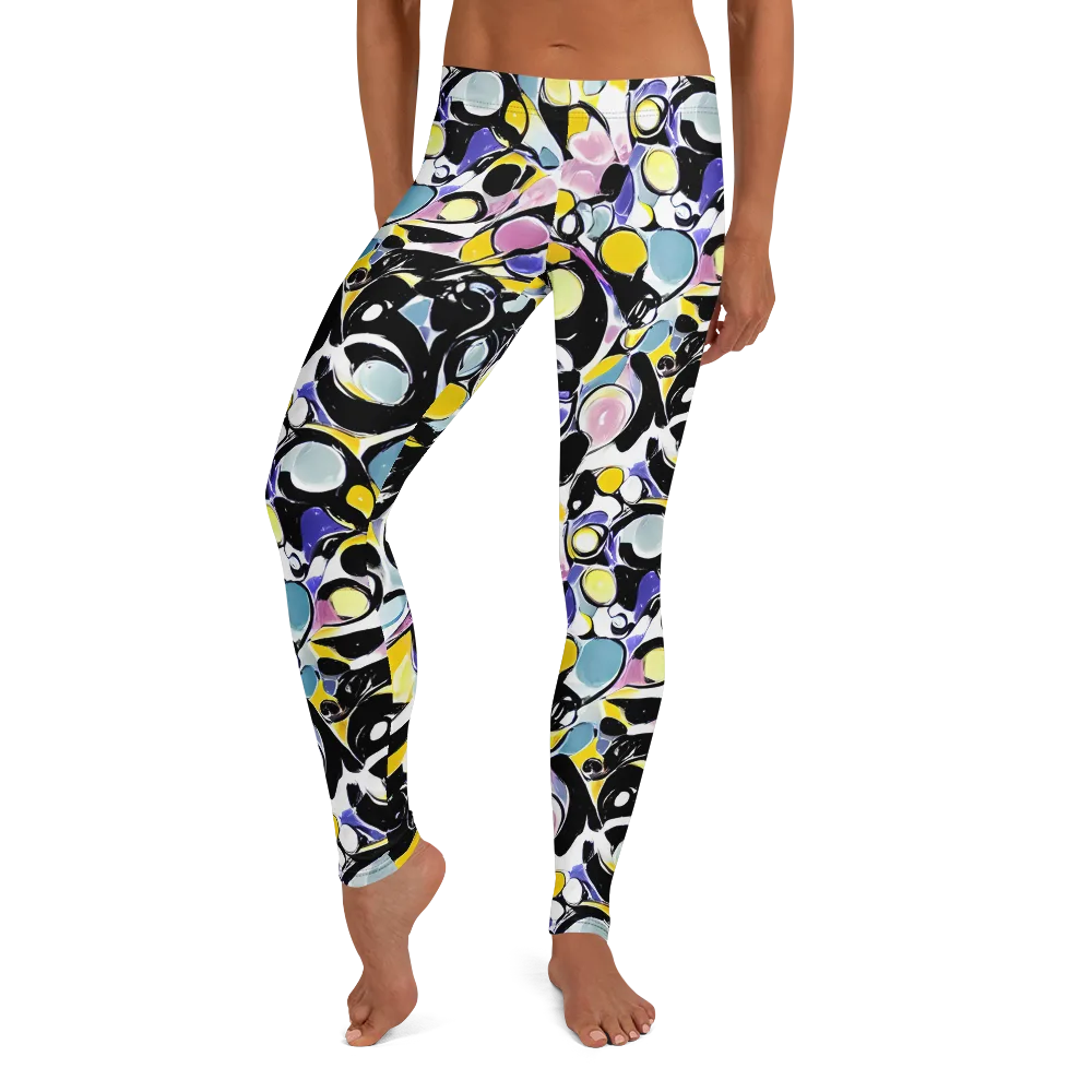Electric Bubblegum on Leggings — Front
