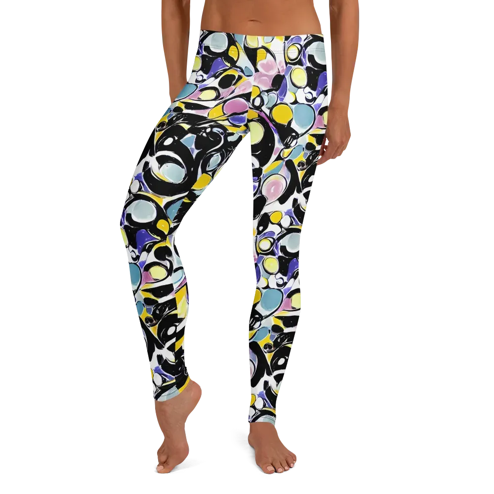 Electric Bubblegum on Leggings — Front