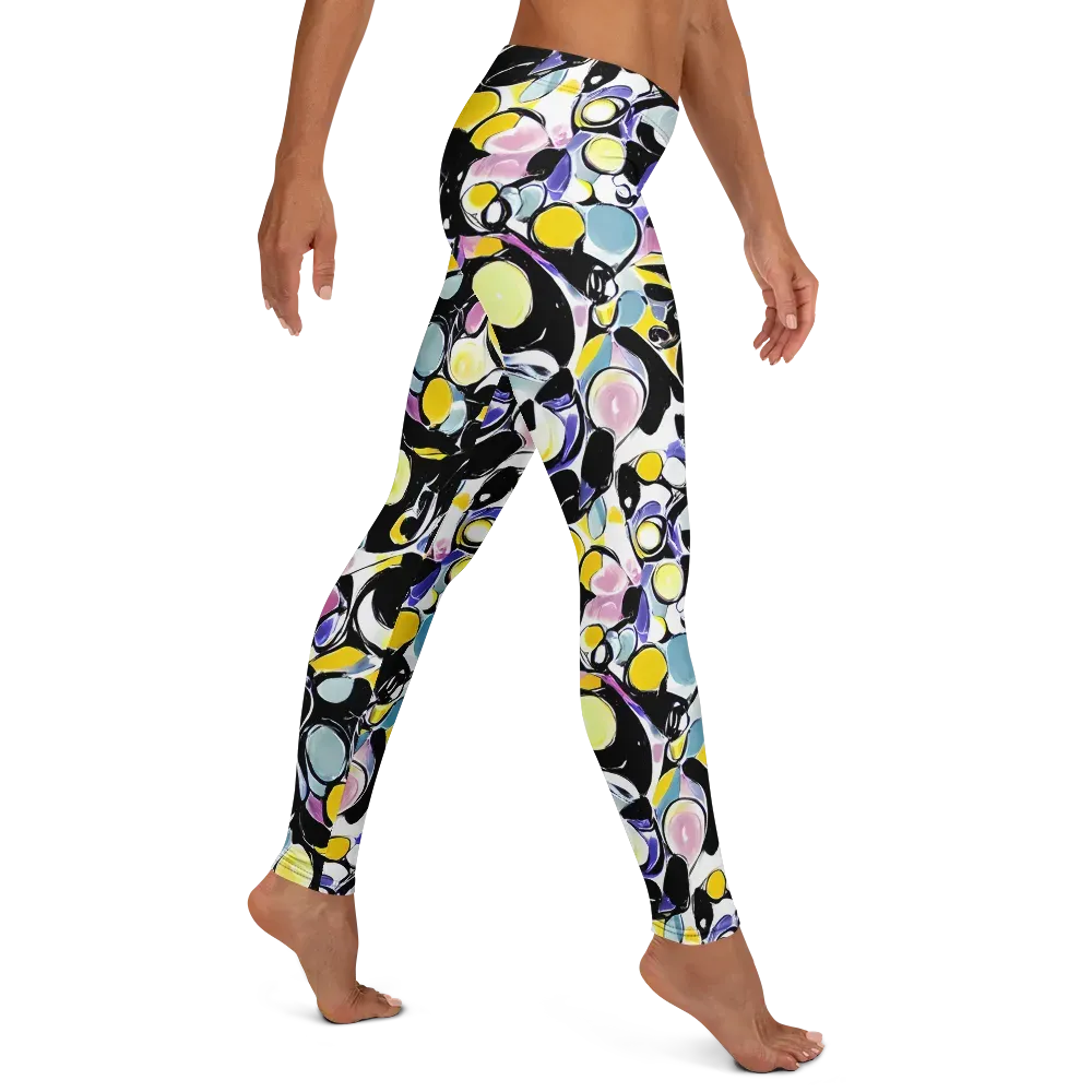 Electric Bubblegum on Leggings — Right