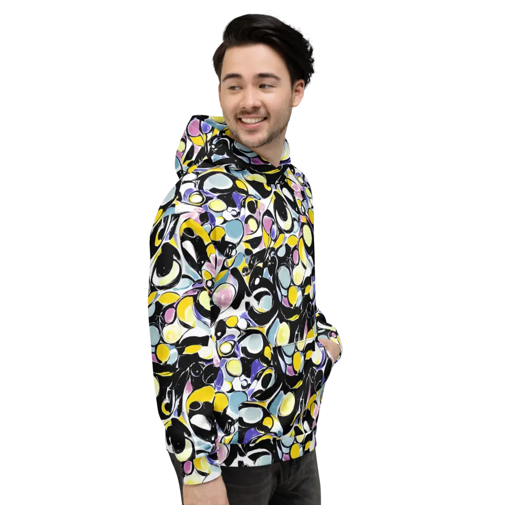 Electric Bubblegum on Hoodie — Right