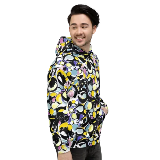 Electric Bubblegum on a Hoodie