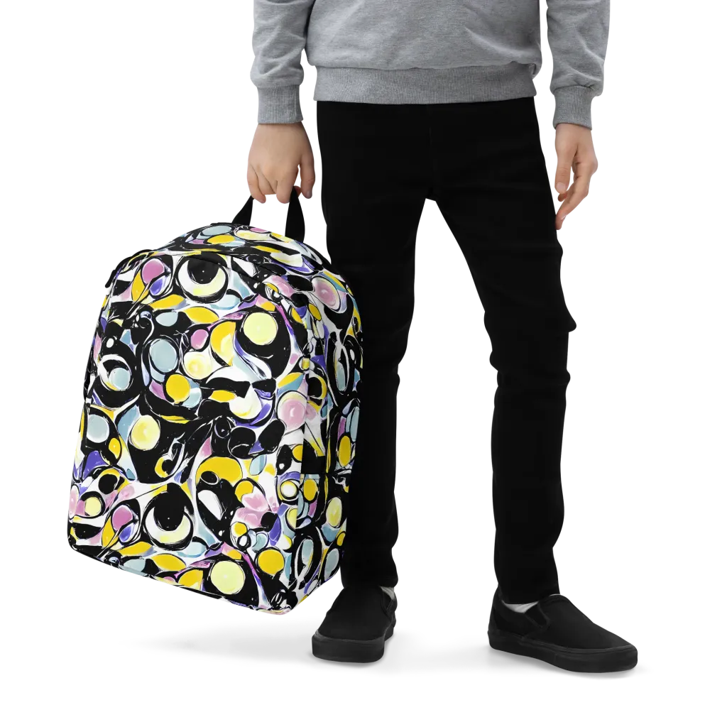 Electric Bubblegum on Minimalist Backpack — Zoomed-in