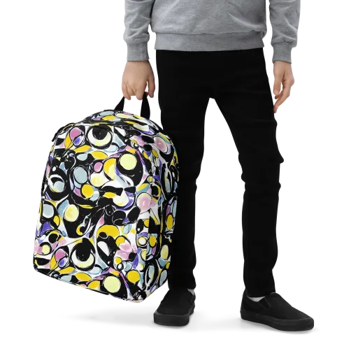 Electric Bubblegum on a Minimalist Backpack