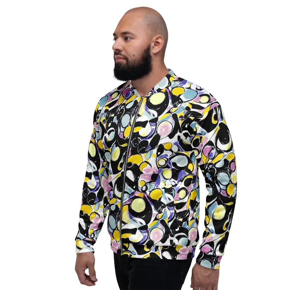Electric Bubblegum on Bomber Jacket — Left