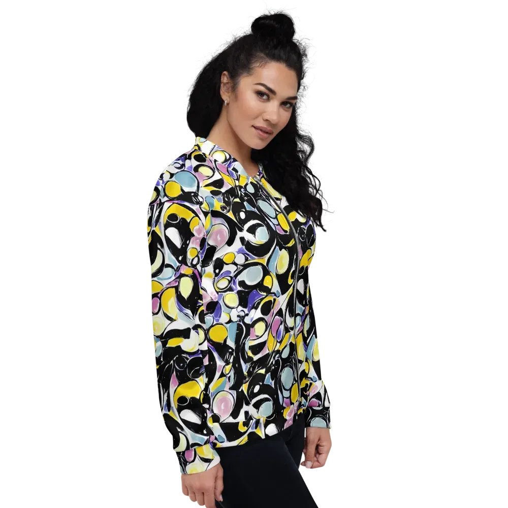 Electric Bubblegum on Bomber Jacket — Right
