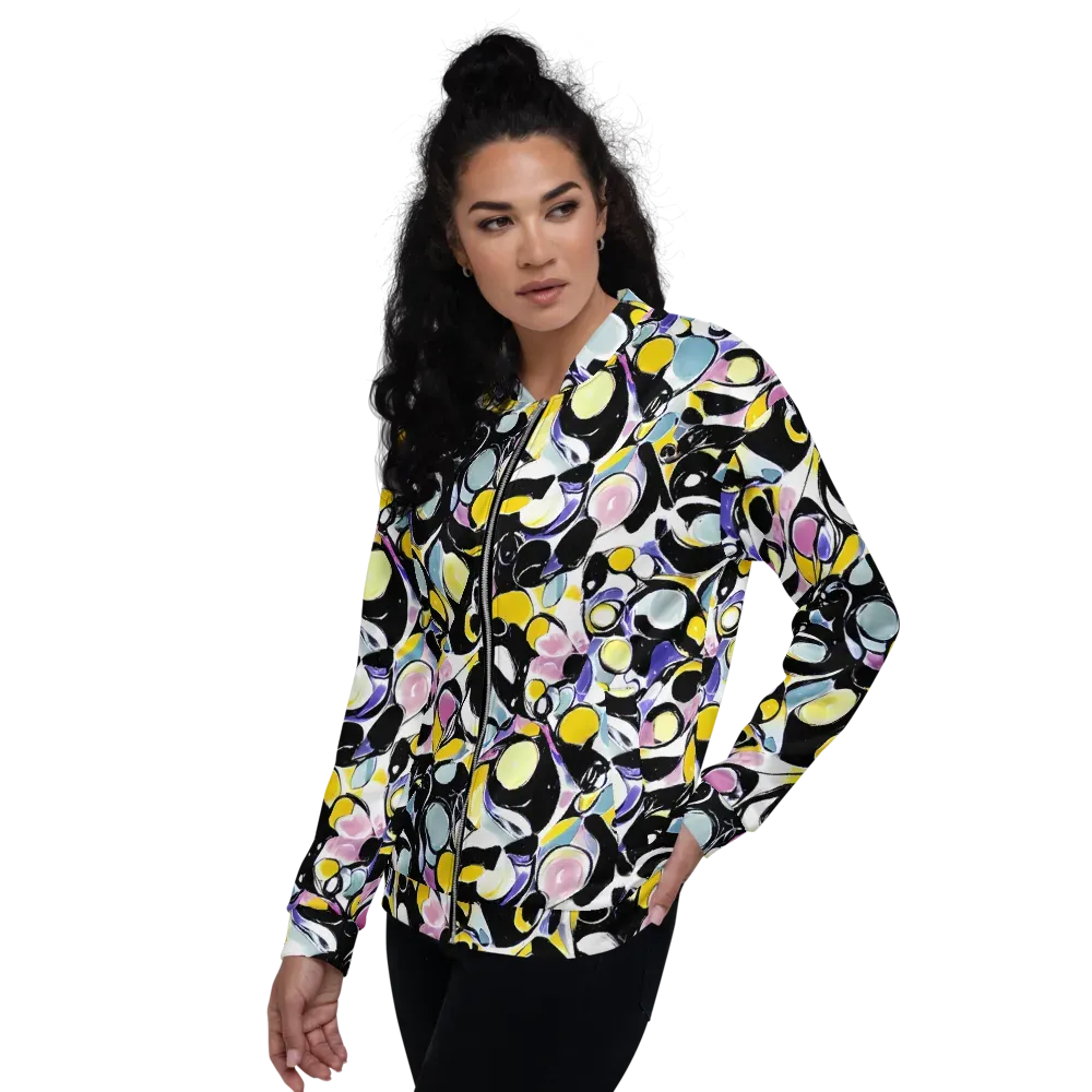 Electric Bubblegum on Bomber Jacket — Left