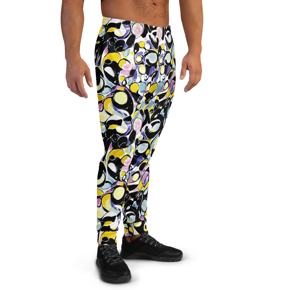 Electric Bubblegum on Men's Joggers — Right