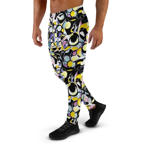 Electric Bubblegum on a Men's Joggers