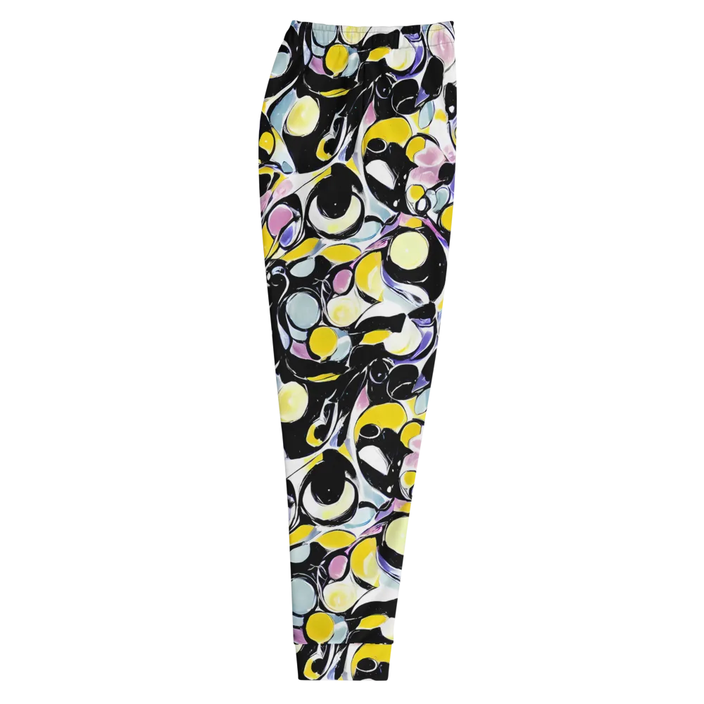 Electric Bubblegum on Men's Joggers — Right