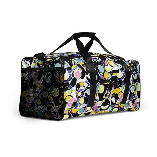 Electric Bubblegum on a Duffle Bag