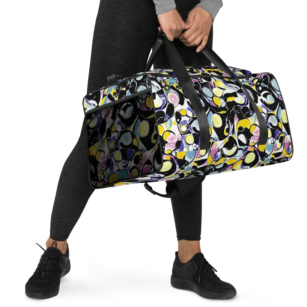 Electric Bubblegum on Duffle Bag — Right Front