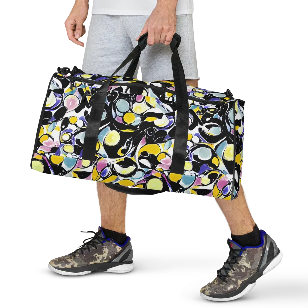 Electric Bubblegum on Duffle Bag — Front