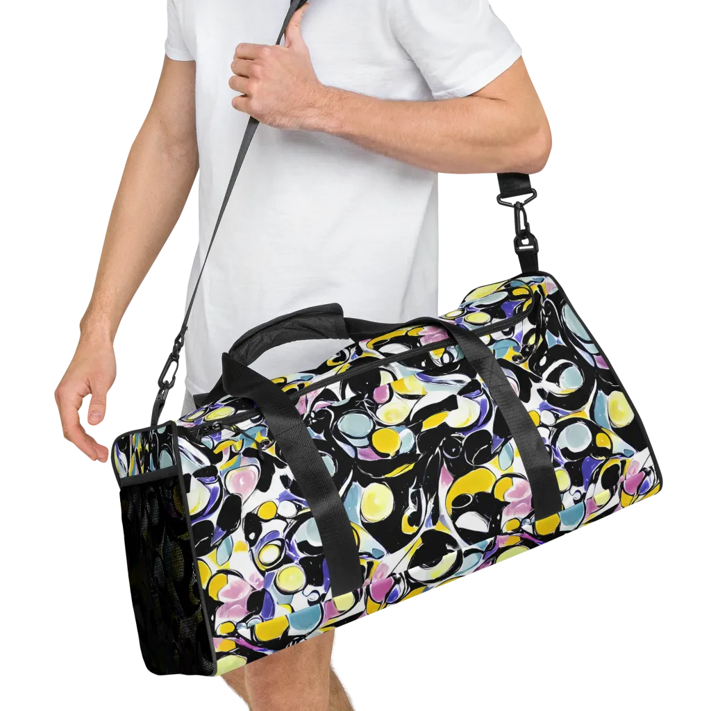 Electric Bubblegum on Duffle Bag — Right Front