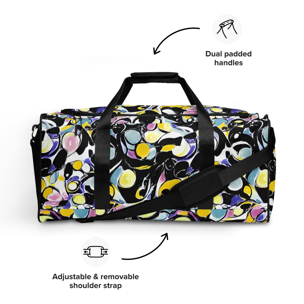 Electric Bubblegum on Duffle Bag — Front