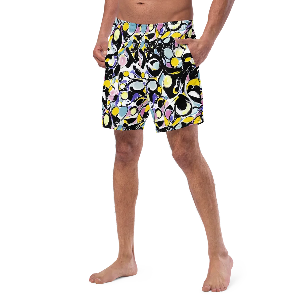 Electric Bubblegum on Swim Trunks — Left Front