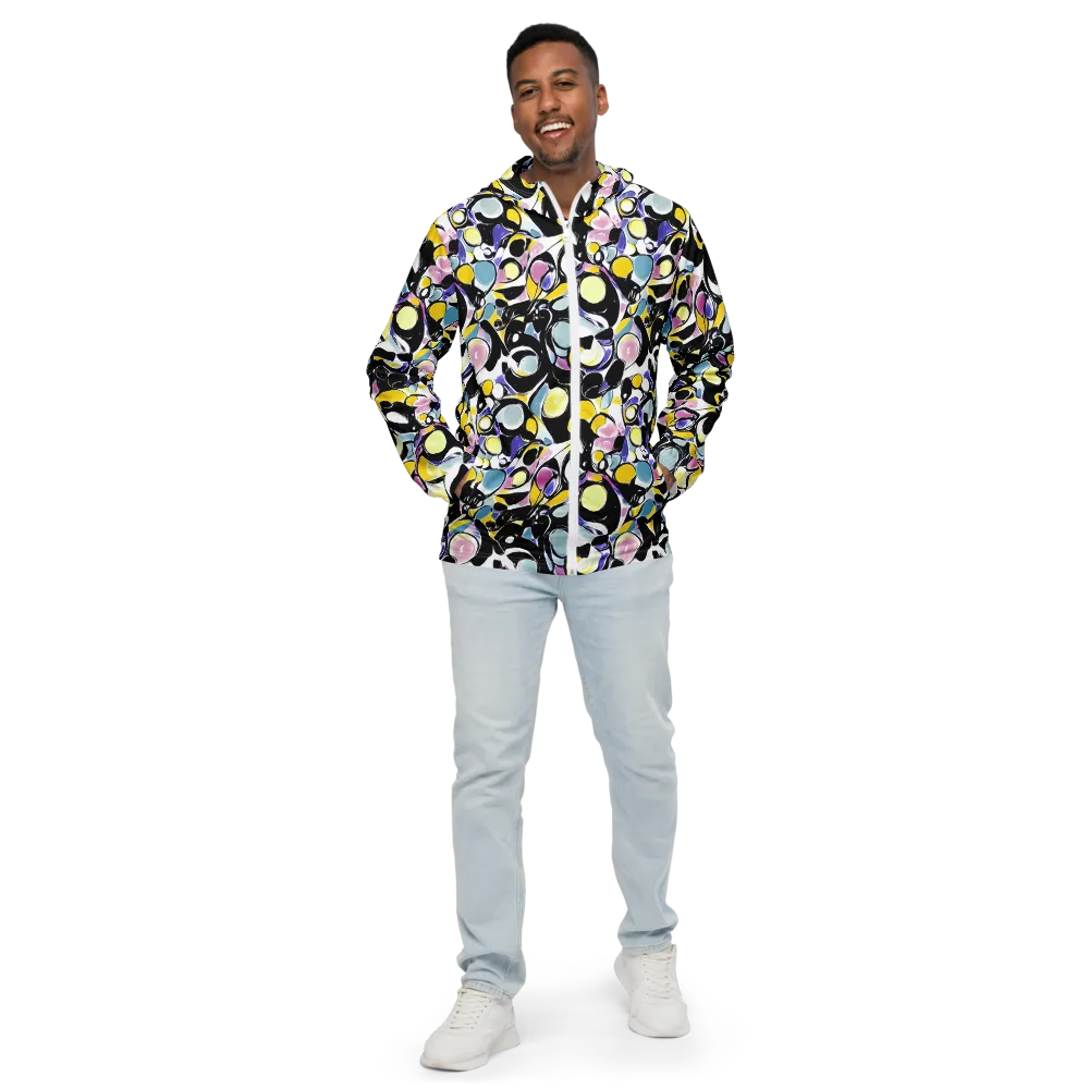 Electric Bubblegum on Men's Windbreaker — Front