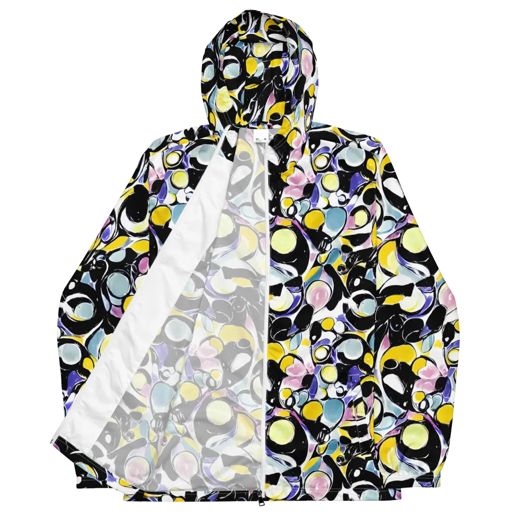 Electric Bubblegum on Men's Windbreaker — Front