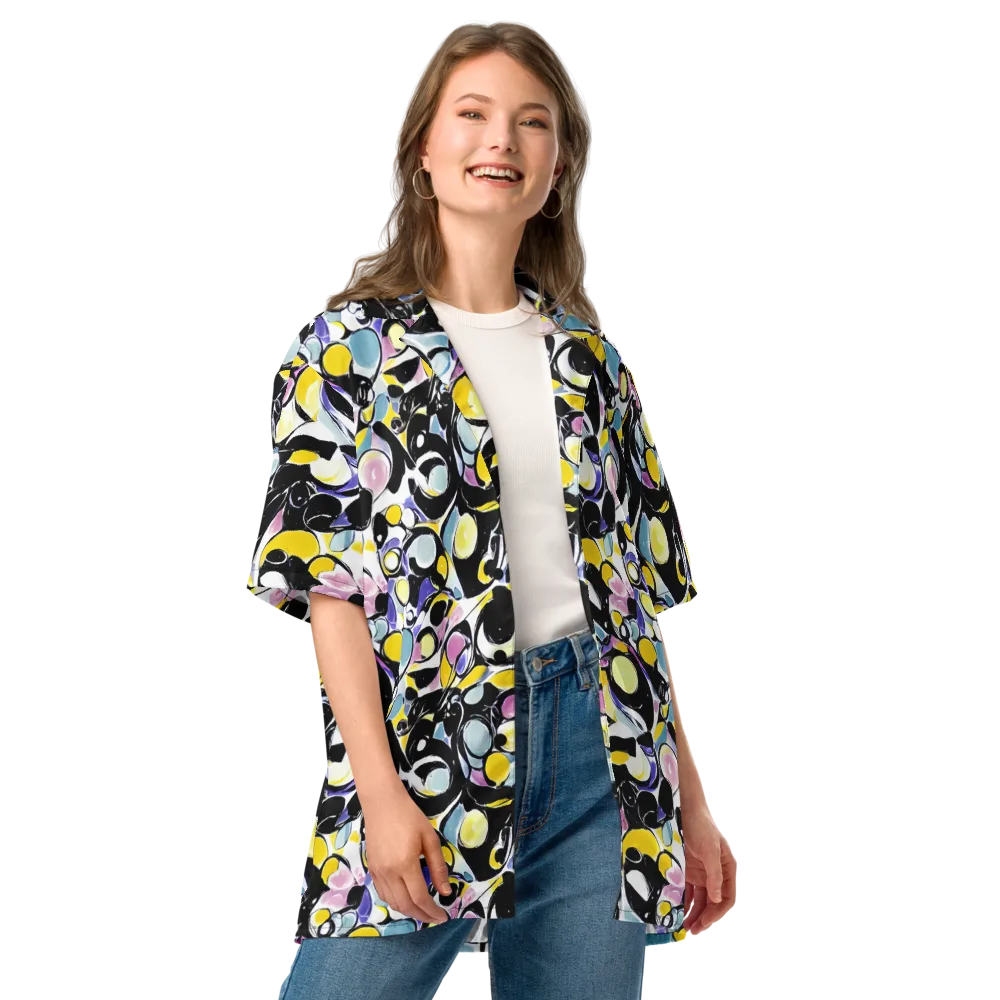 Electric Bubblegum on Button Shirt — Front