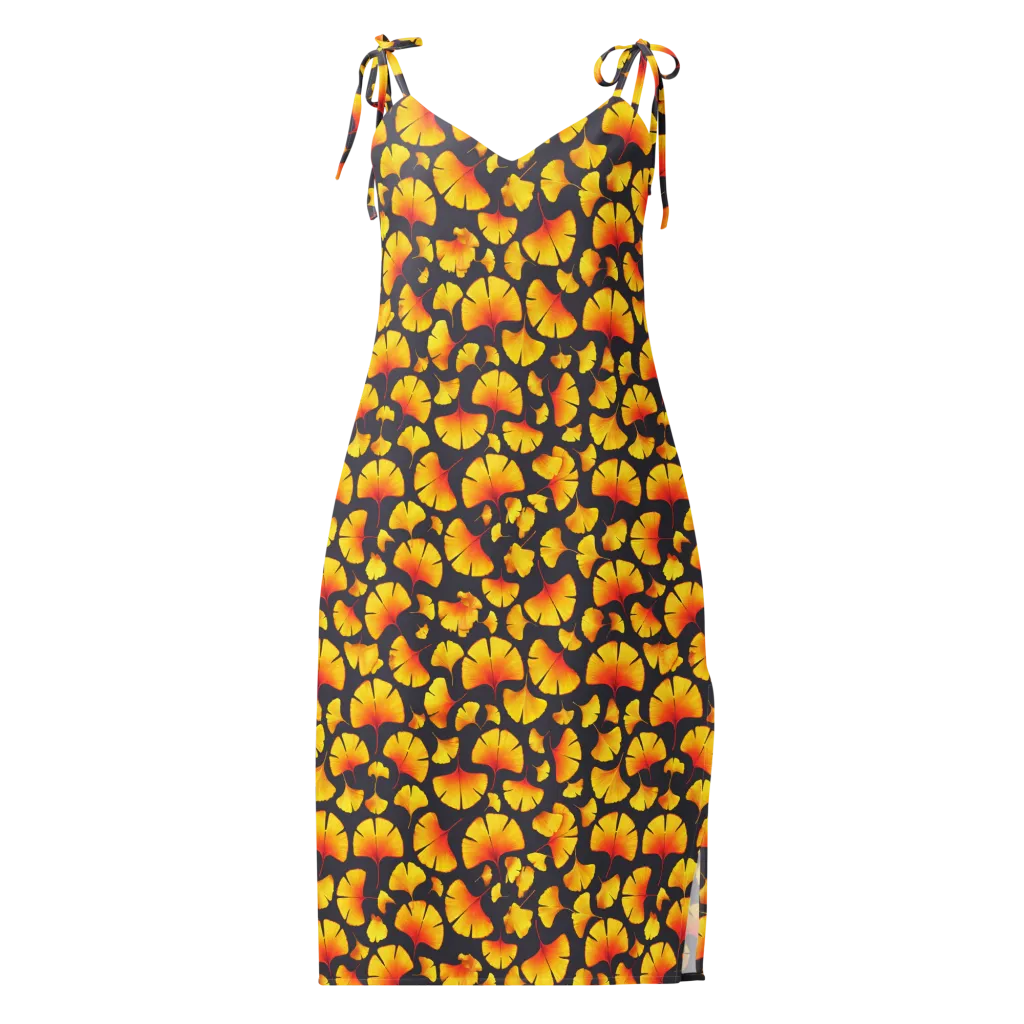 Autumn Radiance on Slip Dress — Front