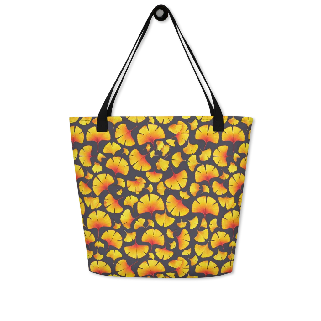 Autumn Radiance on Large Tote Bag W/ Pocket — Front